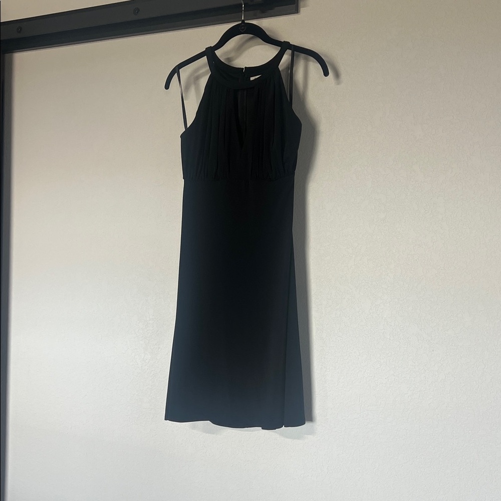 White House Black Market Elegant Black Sleeveless Dress